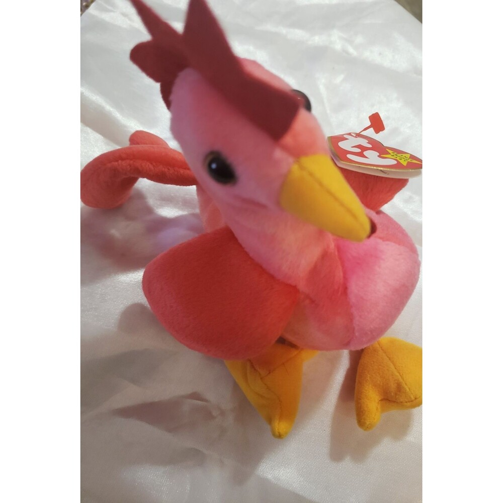 Beanie Babies - Strut the Rooster 1996 - EXTREMELY RARE ERROR Tag & Information